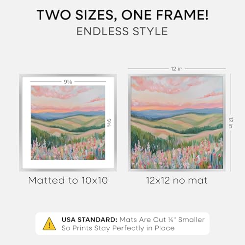 12x12 Silver Picture Frame (3 Count)