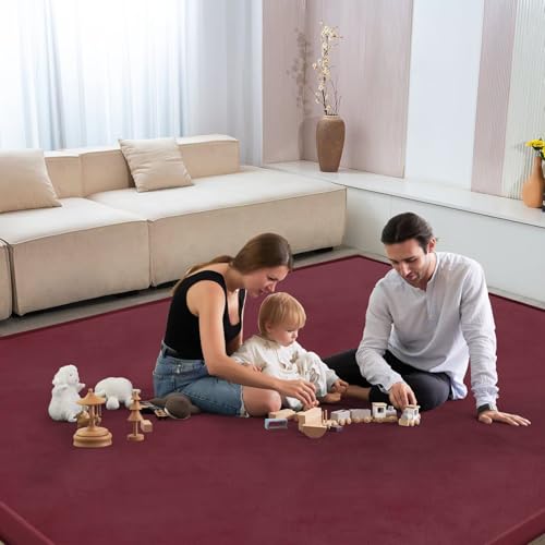 Baby Play Mat for Floor Nursery Muscle Area Rug Playroom Rug 59"x71" Elastic Foam 1.3" Thick Crawling Mat for Babies