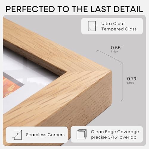 A5 Natural Oak Picture Frame