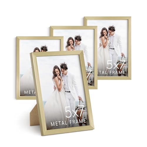 Standalone Gold Aluminum Frame Set of 4 (4 Count)