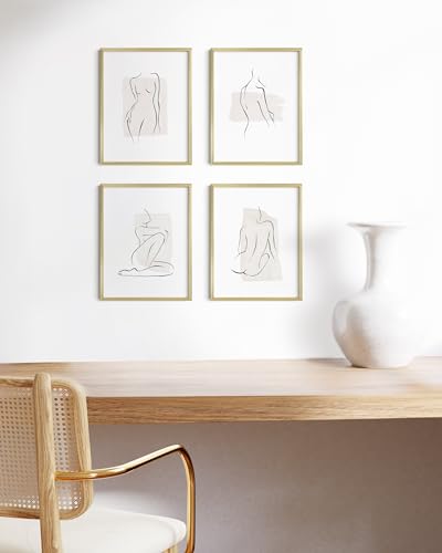 8.5x11 Gold Metal Picture Frames