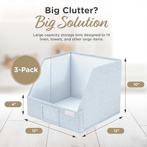 Trapezoid Closet Bins (3 Count)