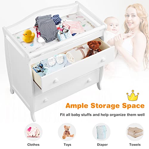 3 Drawer Changing Table