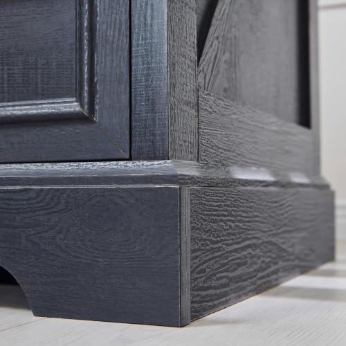 22" Farmhouse 3 Drawer Dresser for Bedroom