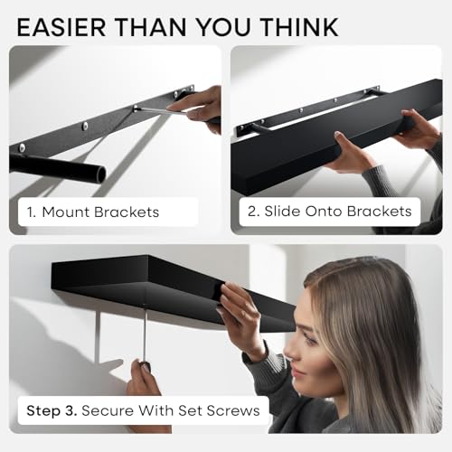 18 Inch Floating Shelves (2 Count)