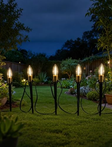 38.5FT Christmas Pathway Lights Outdoor