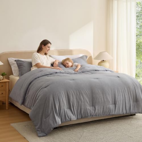 Grey King Size Comforter Set