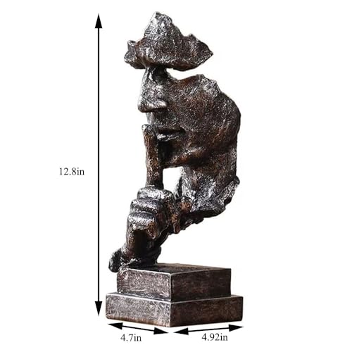 Silence is Gold Thinker Statue