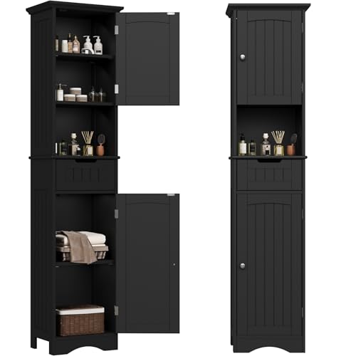 67" Tall Bathroom Storage Cabinet