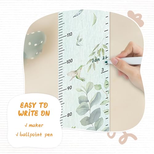 Personalized Name Growth Chart Wall Decor for Kids