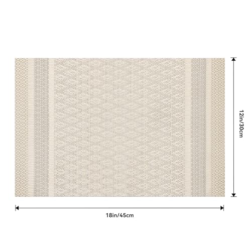 Stardust Yellow Placemats Set of 6 (6 Count)
