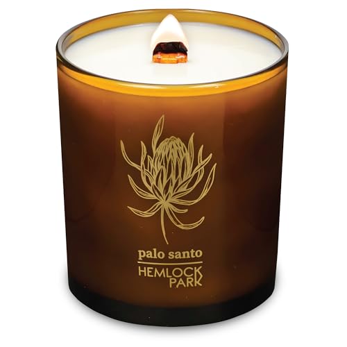 Palo Santo Amber & Gold Crackling Wood Wick Candle