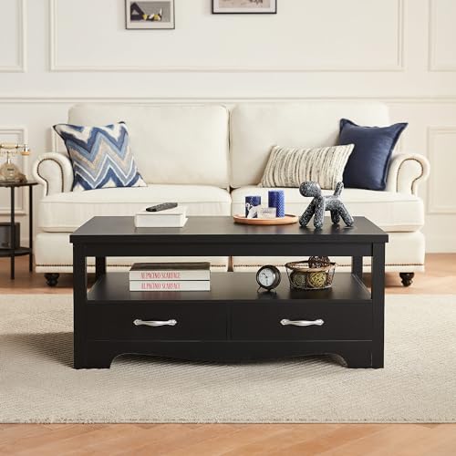 Farmhouse Coffee Table with Storage