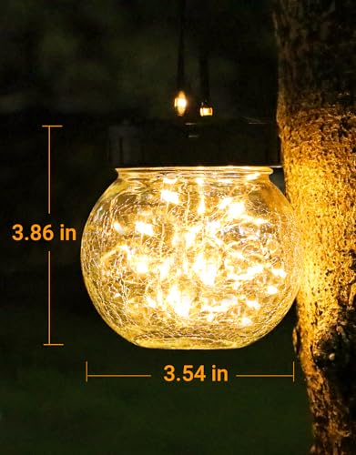 Solar Lanterns Solar Lights Outdoor Waterproof 6 (6.02 Count)