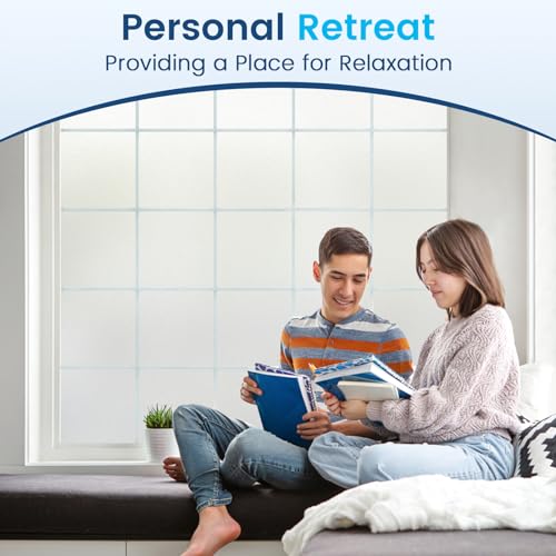 Frosted Glass Window Privacy Film (9.56 Sq Ft)