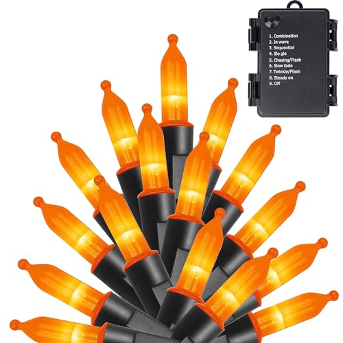 16 Ft 50 LEDs Halloween Mini String Lights (16 Foot)