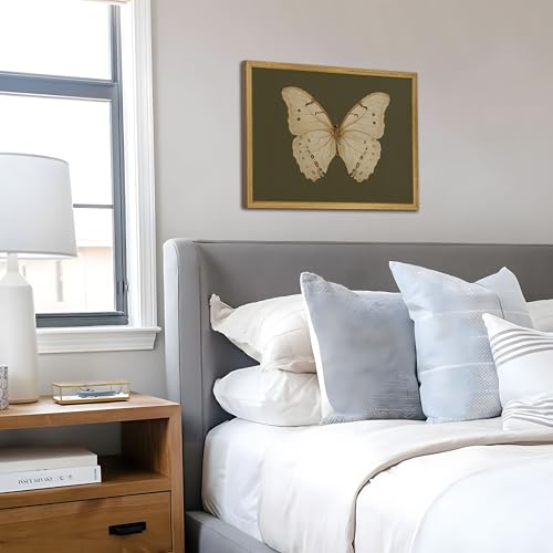 Wood Framed Butterfly Wall Art