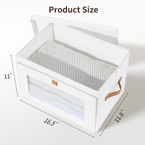Storage Bins with Lids (4 Count)
