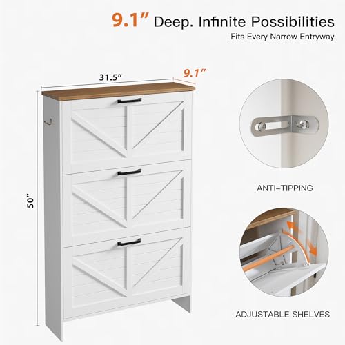 Shoe Cabinet for Entryway
