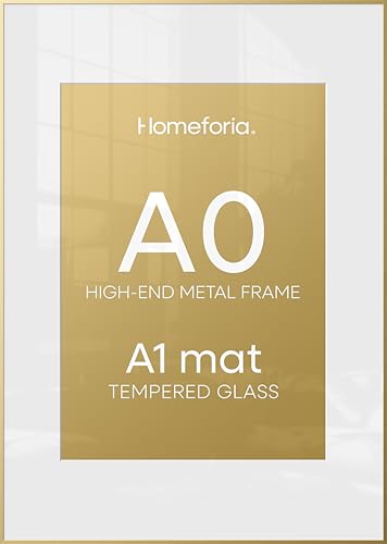 A0 Gold Poster Frame