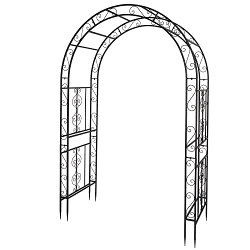 7FT Metal Garden Arch Arbor