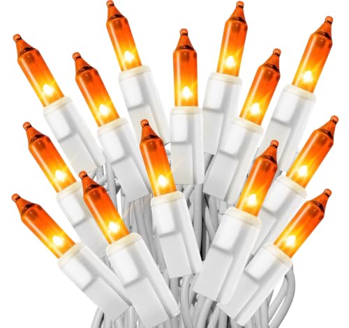 Christmas Mini String Lights Orange
