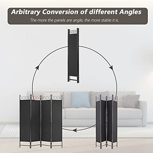 4 Panel Folding Room Divider