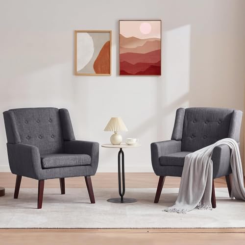 Living Room Chairs Set of 2