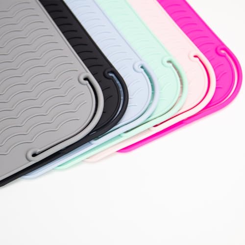 Heat Resistant Silicone Mat for Curling Iron Mat