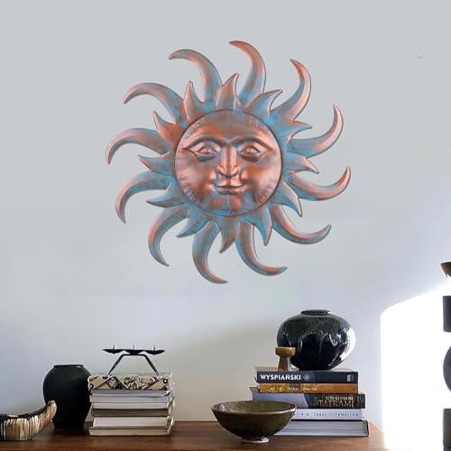 Sun Metal Wall Art Outdoor Decor