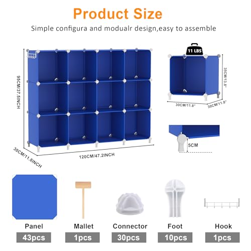 Cube Storage Organizer Closet Organizers 12 Cube Storage Shelves