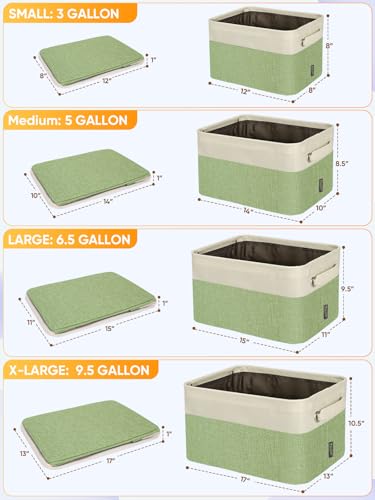 1 Pack Fabric Closet Storage Bins for Shelves