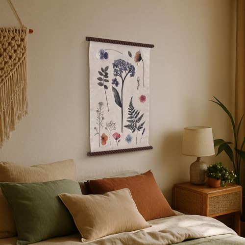 Spindle Tapestry Floral Wall Art