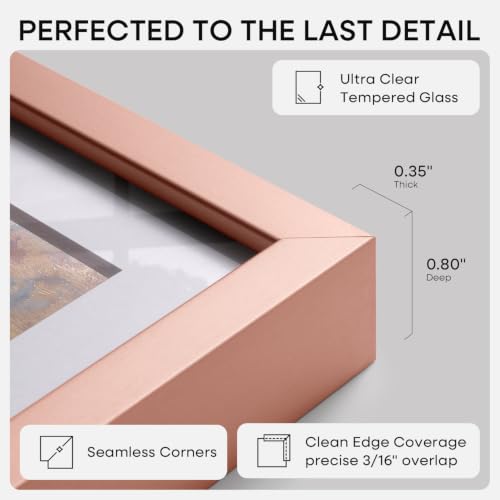 8x8 Rose Picture Frame