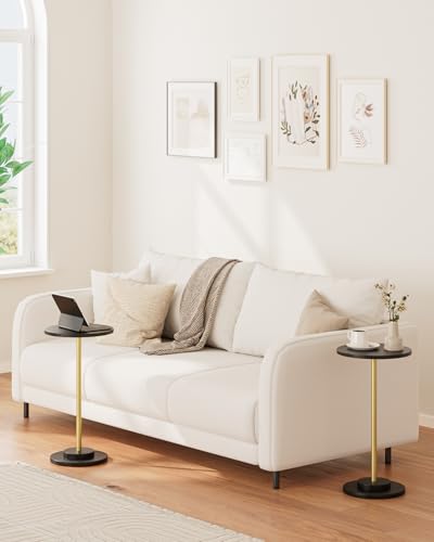 Drink Table Round Side Table for Small Spaces