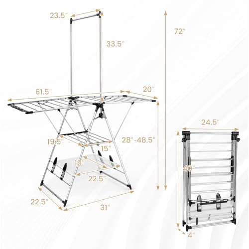 2 Layer Stainless Steel Drying Rack