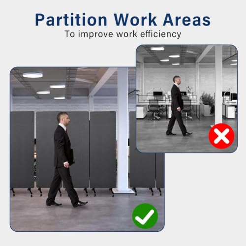 3 Panel Portable Office Partition (3 Count)
