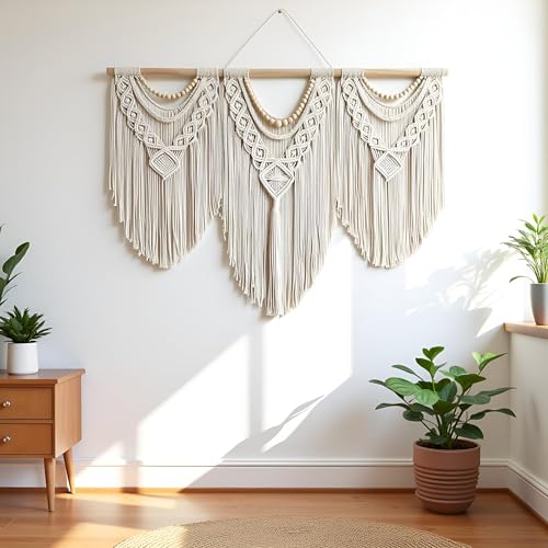 large macrame wall hanging