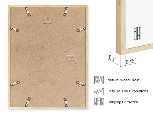 Beige Oak Wood 9x12 Picture Frame