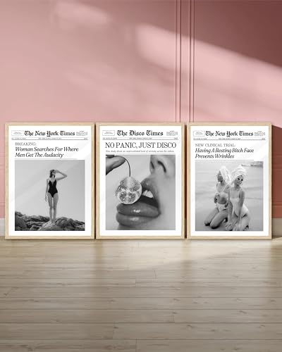 12x16in No Panic Just Disco Framed Newspaper Wall Art