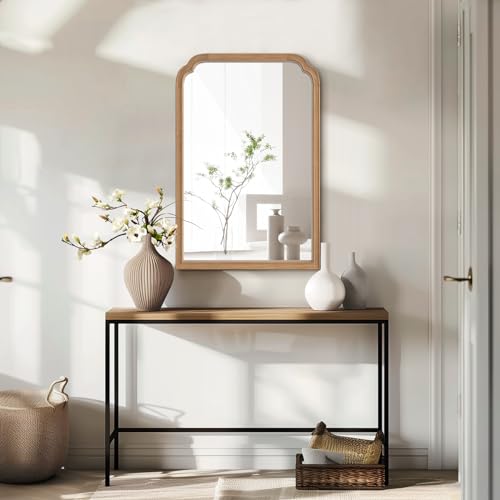 Wood Bathroom Mirrors for Wall Mounted