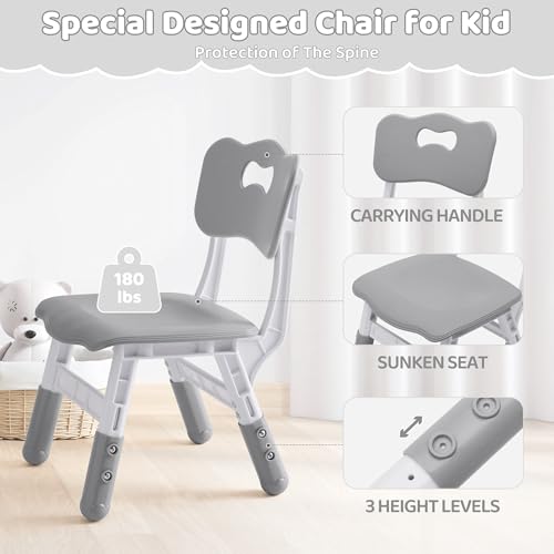 Kids Table & 2 Chairs (3 Count)