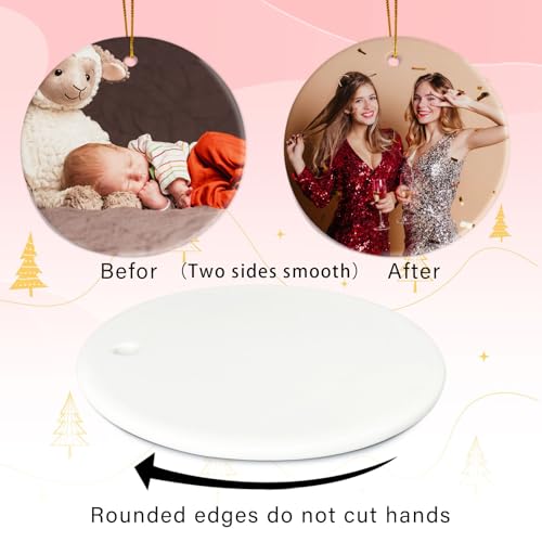 Sublimation Ornament Blanks Bulk Double