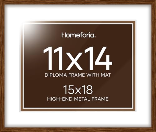 15x18 Brown Oak Diploma Frame (2 Count)