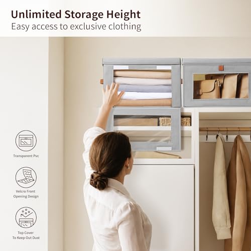 Large Closet Storage Bins (4 Count)
