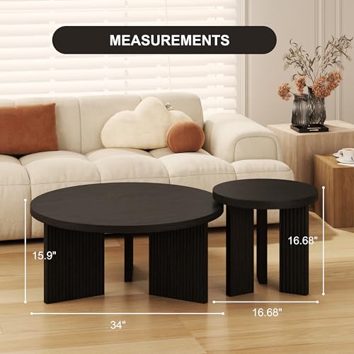 Nesting Coffee Table Set of 2