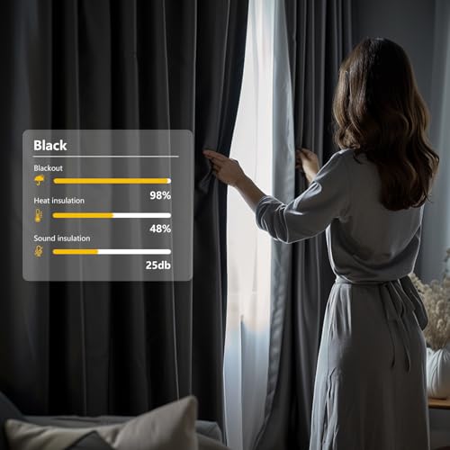 Room Divider Blackout Curtain Track Curtains Wall Dividers Panels Screen for Living Rooms Bedroom Office Privacy Partition Separation