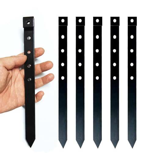 60 PCS 10”Metal Landscape Edging Stakes (60 Count)