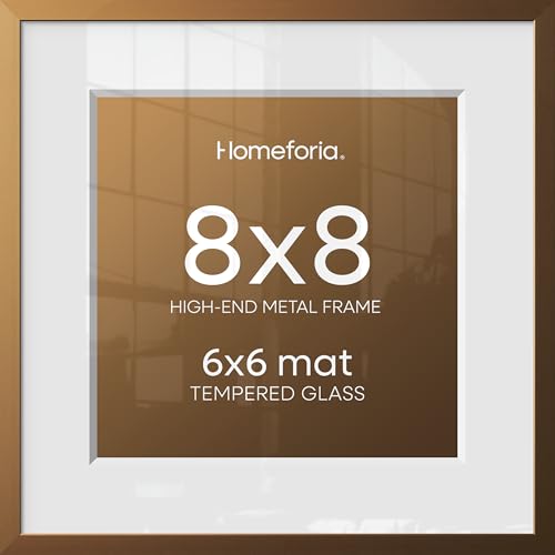 8x8 Bronze Picture Frame (2 Count)