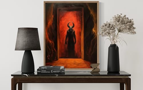Satan and Hell Poster Art Print